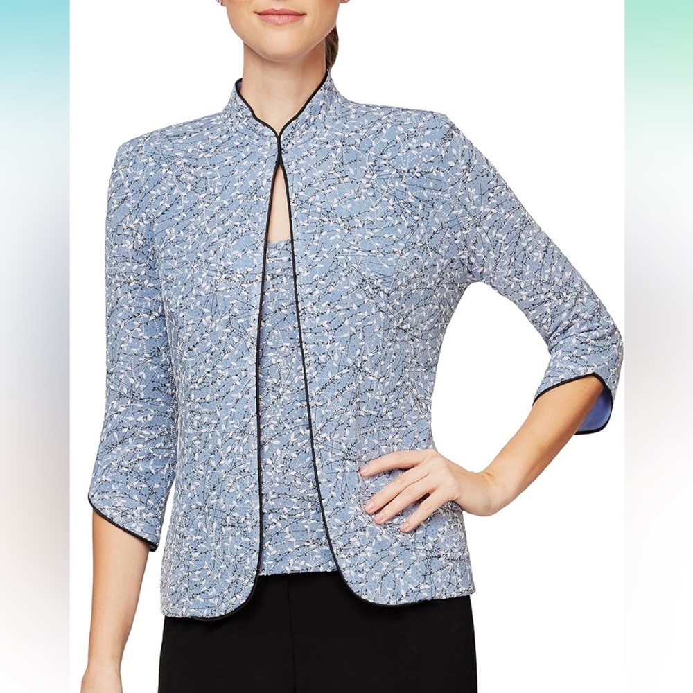 Alex Evenings Jacket & Blouse Set
